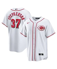 Nike Men's White Tyler Stephenson Cincinnati Reds Home Replica Jersey