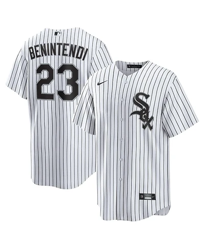 Nike Men's Andrew Benintendi White/Black Chicago White Sox Home Player Jersey