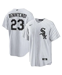 Nike Men's Andrew Benintendi White/Black Chicago White Sox Home Player Jersey