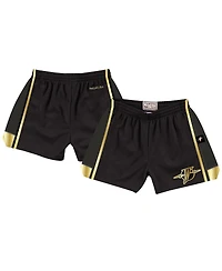 Mitchell & Ness Women's Black Golden State Warriors Hardwood Classics Jump Shot Shorts