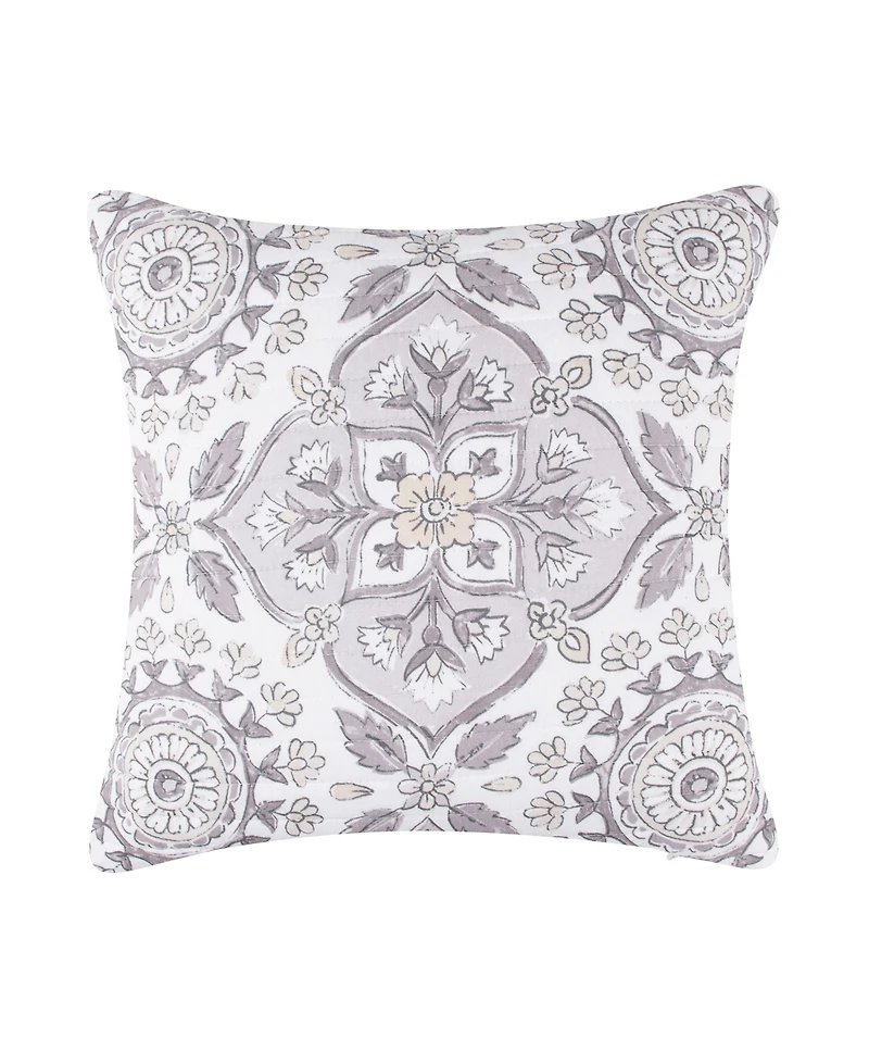 Levtex Lirelle Quilted Square Decorative Pillow, 18" x 18"