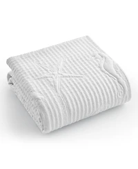 Levtex Cross Stitch Reversible Quilted Throw, 50" x 60"