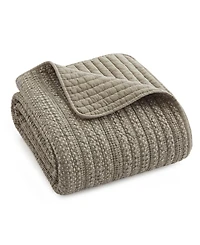 Levtex Loden Stone Washed Quilted Throw, 50" x 60"