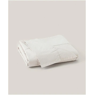 Organic Cotton Cool-Air Percale Flat Sheet - King