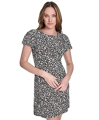Tommy Hilfiger Petite Floral-Print Mini Dress