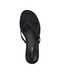 Calvin Klein Women's Opelle Tapered Kitten Heel Sandals