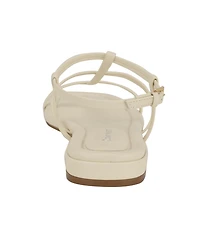 Calvin Klein Women's Sallia Strappy Caged Flat Sandals