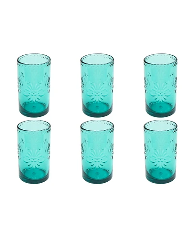 Abode Homewares Talavera Stemless Glasses, Set of 6