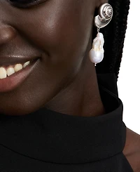 Kate Spade New York Shell & Freshwater Pearl Drop Earrings
