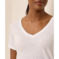 Pact Women's Organic Cotton Featherweight Slub V-Neck Tee