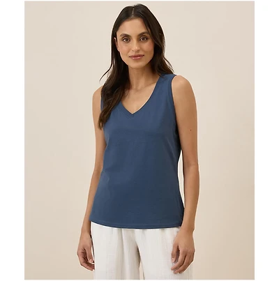Pact Women's Organic Cotton Softspun V-Neck Tank