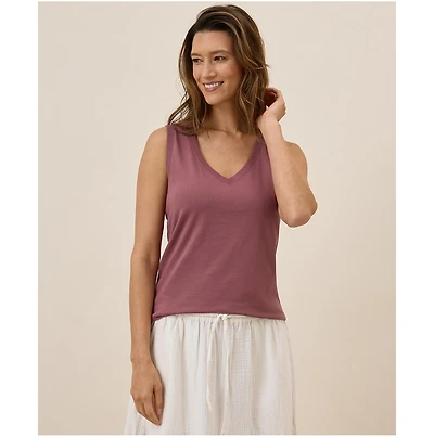 Pact Women's Organic Cotton Softspun V-Neck Tank