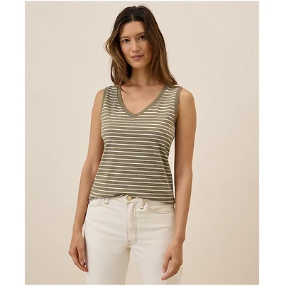 Pact Women's Organic Cotton Softspun V-Neck Tank