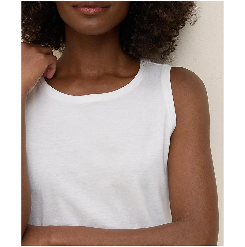 Pact Women's Organic Cotton Softspun High Neck Tank