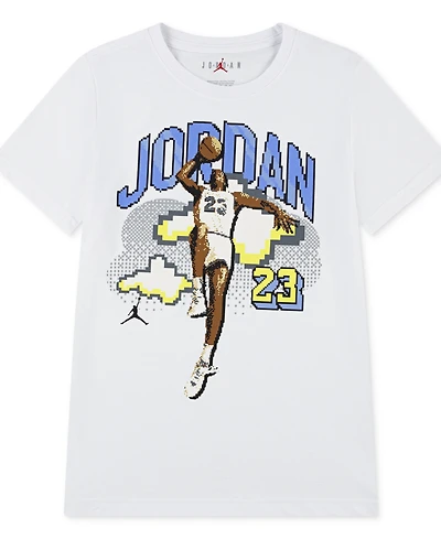 Jordan Big Boys Short-Sleeve Pixel Graphic T-Shirt