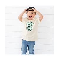 Sweet Wink Toddler Boys Mini Smiley Checker Short Sleeve T-Shirt