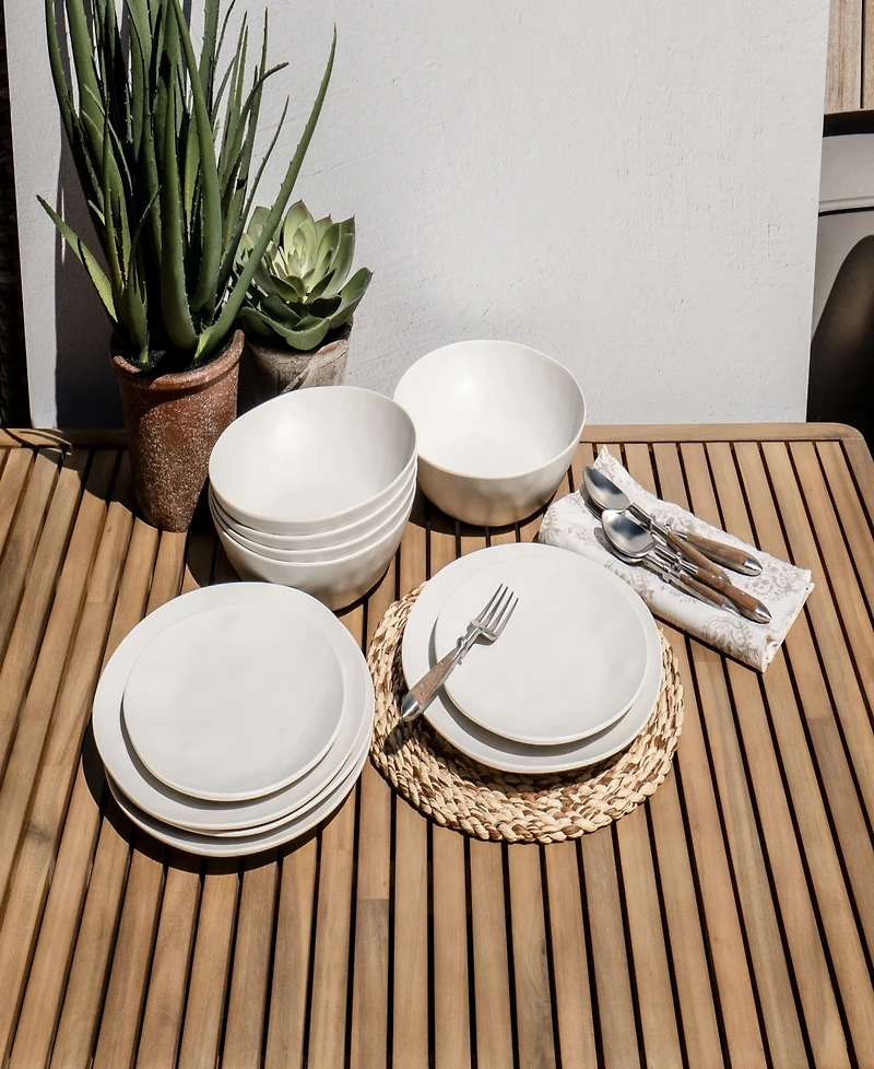 Abode Homewares Melamine 6-Pc. Low Bowls, Service For 6