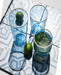 Abode Homewares Contrast Stemless Glasses, Set of 6