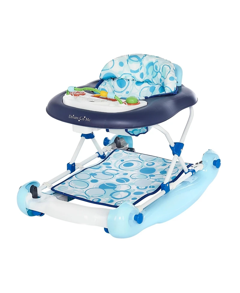 Dream On Me Go-Getter Baby Walker and Walk Behind Walker, Orange