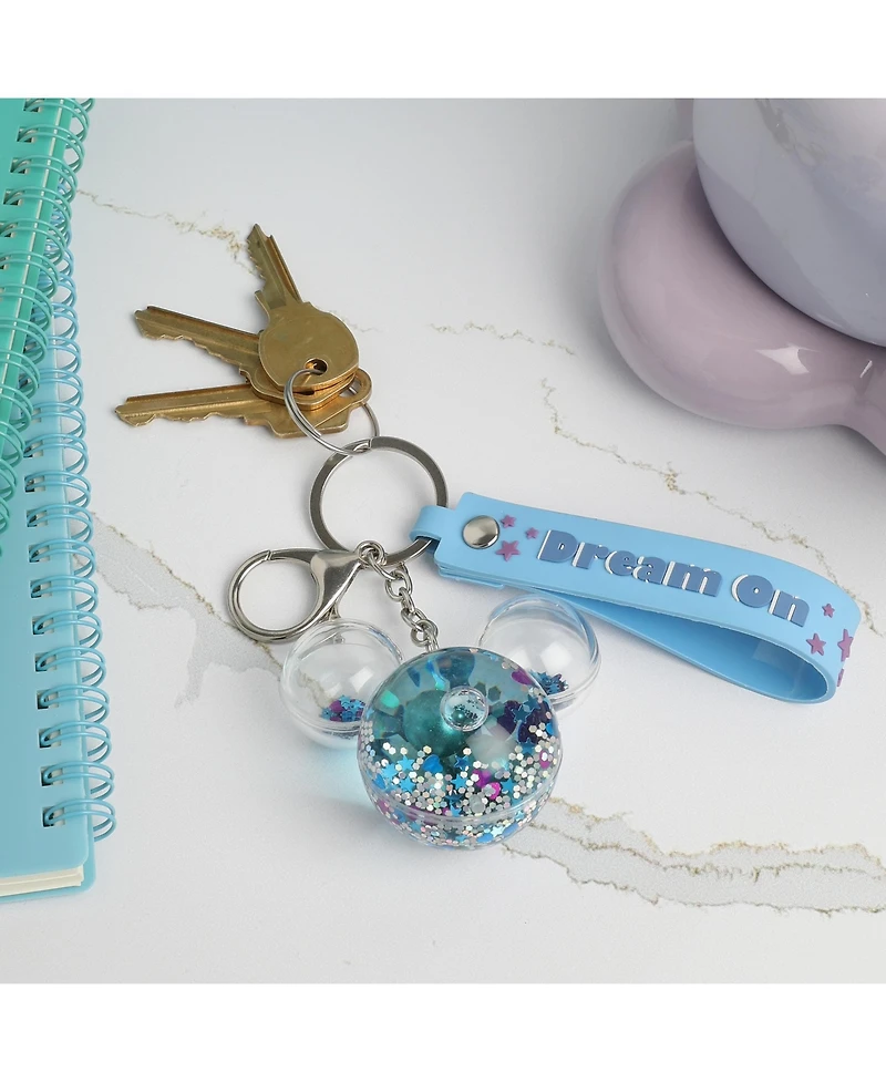 Disney Mickey Mouse Dream On Keychain with Floating Beads