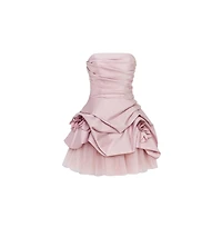 Milla Women's Rosette mini dress misty rose