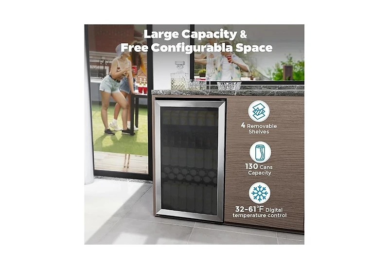 Zafro Mini Beverage Fridge