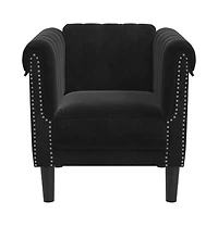 Sofa Chair Black Velvet