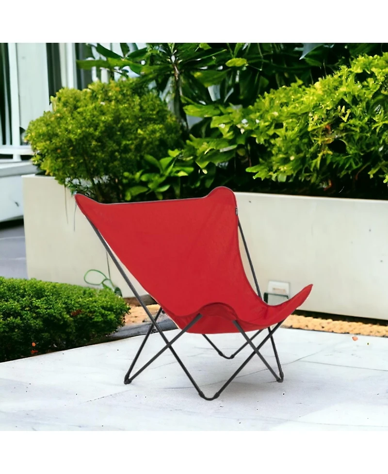 Heavy-Duty Stainless Steel Camping Chair for Hiking and Travel