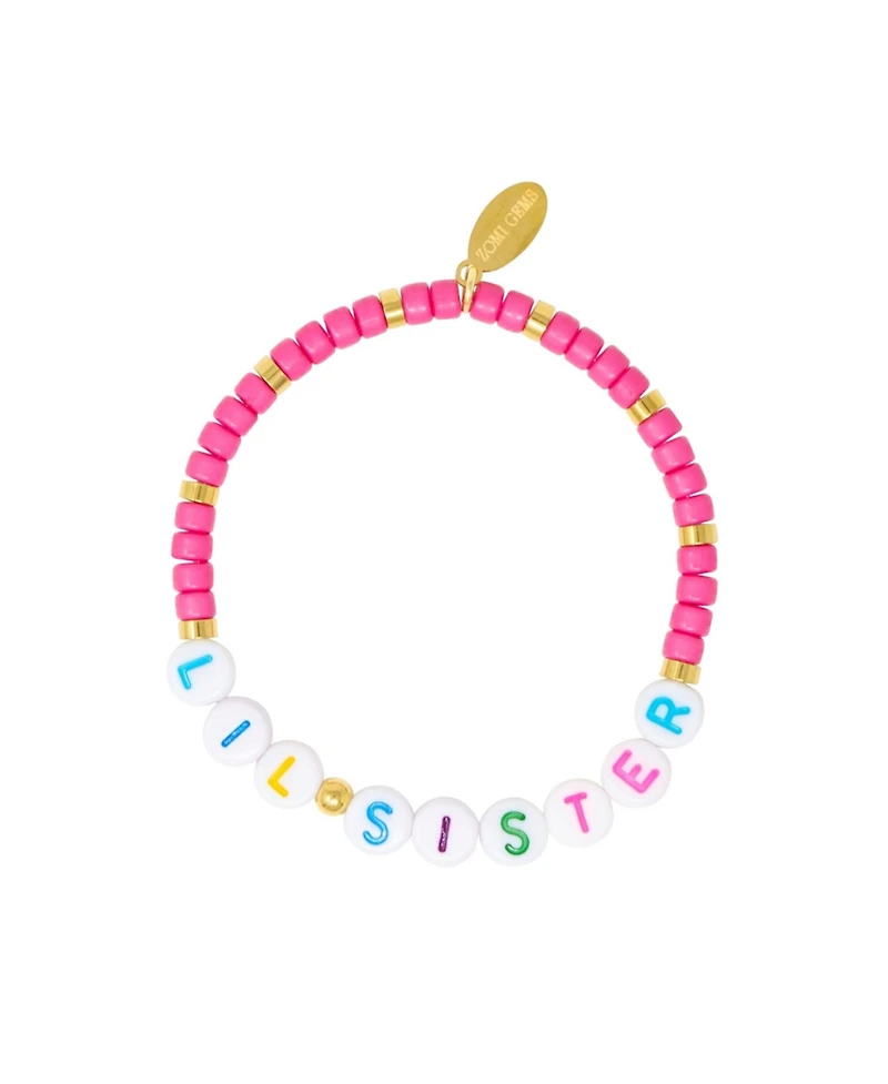 Zomi Gems Girls Sis/Lil Sis Stretchy Bead Bracelet Set