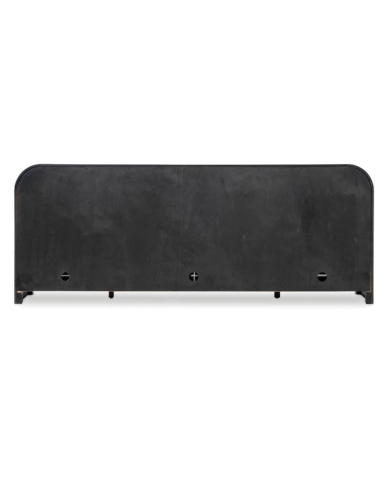 Prescott 84" Mappa Burl Entertainment Console
