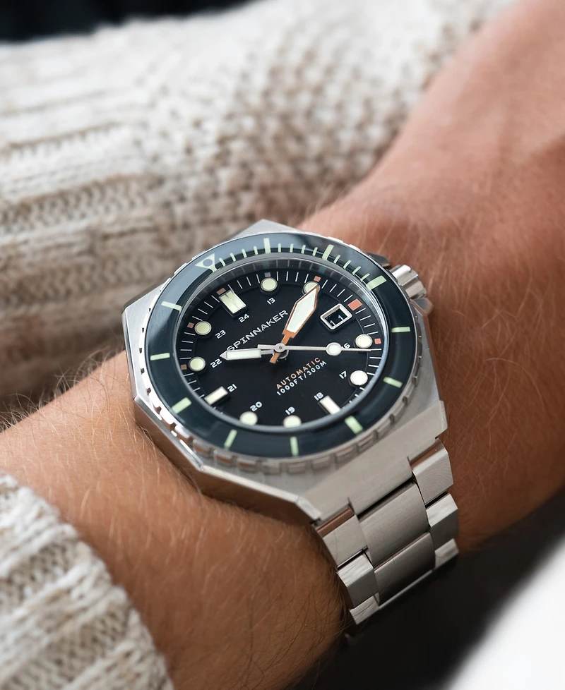 Spinnaker Men's Dumas Automatic Solid Stainless Steel Bracelet Watch