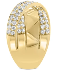 Effy Diamond Crossover Statement Ring (1-5/8 ct. t.w.) in 14k Gold
