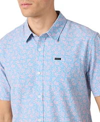 O'Neill Men's Traveler Upf Traverse Slub Short Sleeve Relaxed Shirt