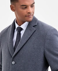 Calvin Klein Men's Prosper Wool-Blend Slim Fit Overcoat