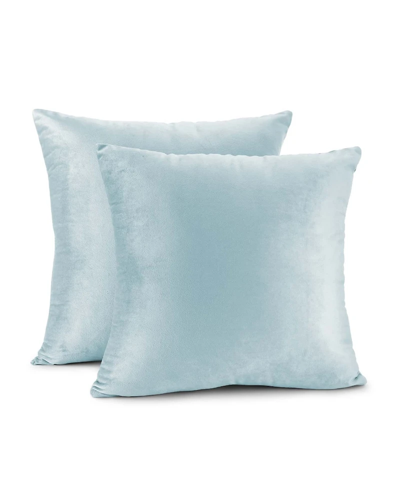 Nestl Elegant Velvet Removeable Cover 2-Pack Decorative Pillows