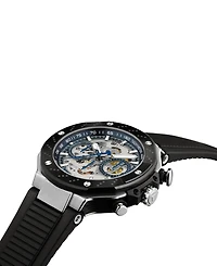 Tissot Men's Swiss Automatic Chronograph T-Race MotoGP Black Silicone Strap Watch 45mm