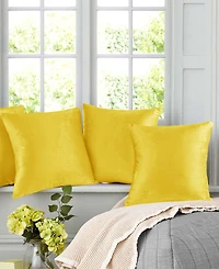Nestl Elegant Velvet Removeable Cover 2-Pack Decorative Pillows