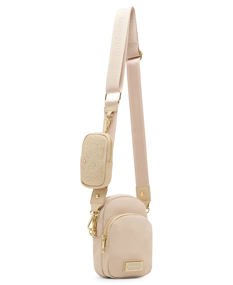 Madden Girl Baily North/South Mini Crossbody Bag