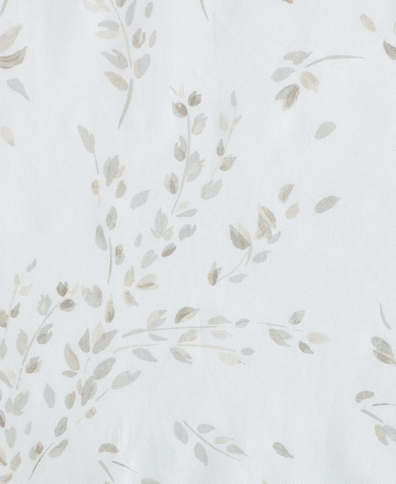 Closeout! Calvin Klein Printed 300-Thread Count Cotton Sateen 4-Pc. Sheet Set, Queen