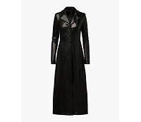 WeWoreWhat Women's Slim Faux Leather Jacket