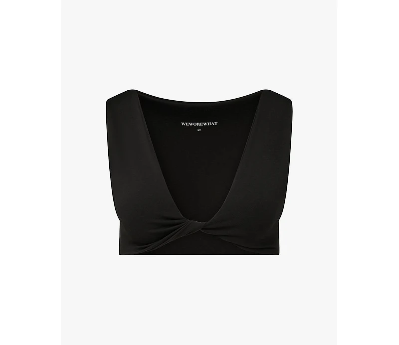 WeWoreWhat Women's Twist Front Bra Top