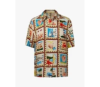 WeWoreWhat Women's Short Sleeve Dad Shirt