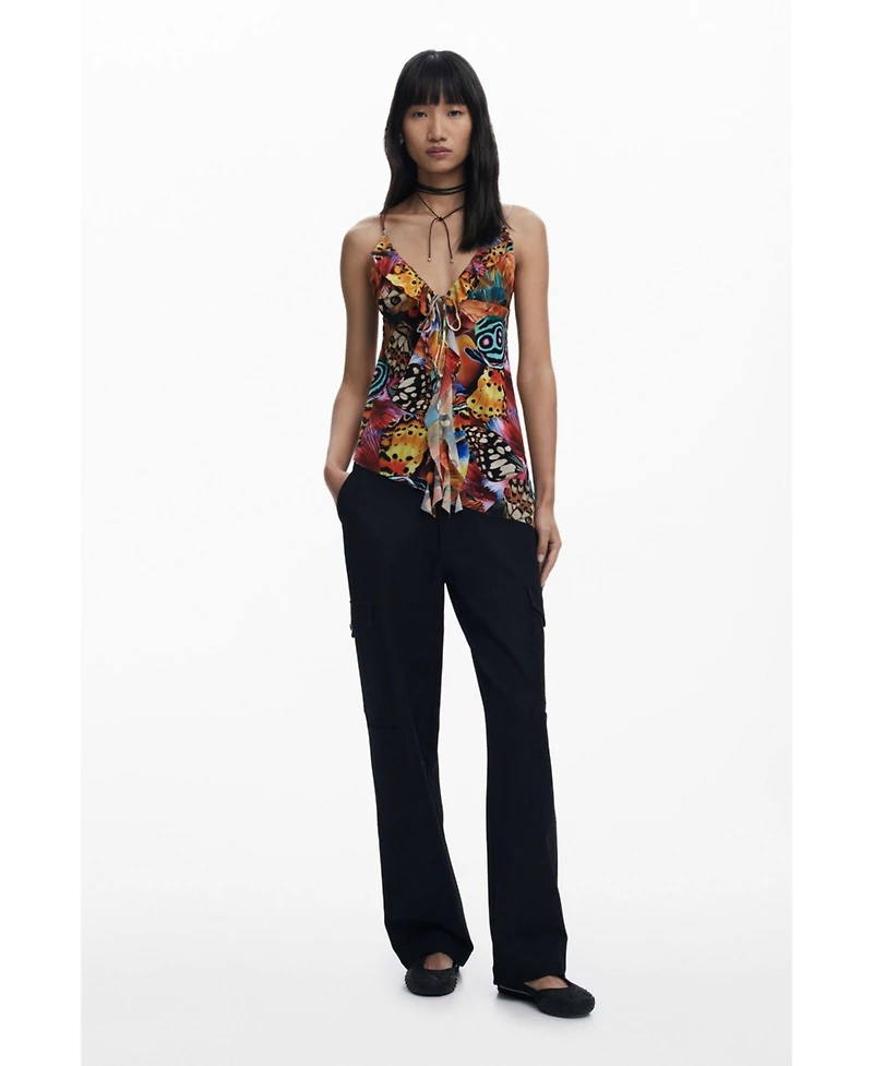 Desigual Women's T-shirt designed by Mr. Christian Lacroix