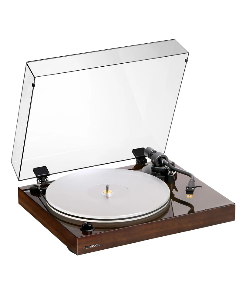 Fluance RT85N Reference High Fidelity Vinyl Turntable Record Player with Nagaoka Mp-110 Cartridge And Anti-Vibration Wood Isolation Base