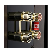 Fluance Signature HiFi Surround Sound Home Theater 5.0 Channel Speaker System including 3-Way Floorstanding Towers, Center and Rear S