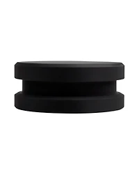 Fluance HiFi Vinyl Record Weight Stabilizer High Mass 760 gram Steel Lp Disc Turntable Accessory with Protective Velvet Pad for Vibration Damping (RW0