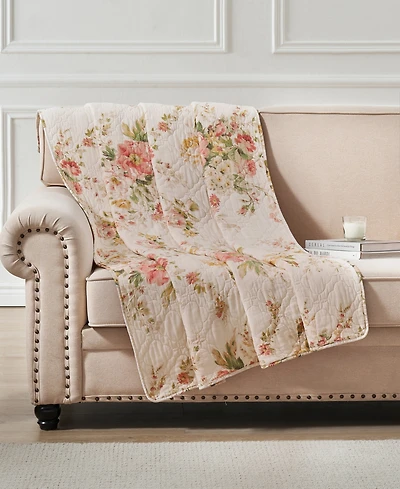 Greenland Home Fashions Cotton Reversible Quilted Throw, 50" x 60"