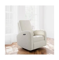 Storkcraft Santa Monica Power Recliner Swivel Glider (Dune Basketweave)