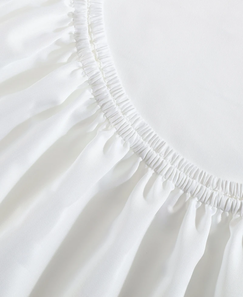 Calvin Klein Rekoop Solid 400-Thread Count Sateen 4-Pc. Sheet Set, King