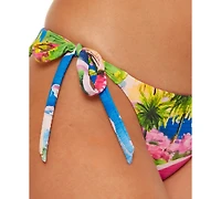 Becca Women's Positano Reversible Side-Tie Bikini Bottoms